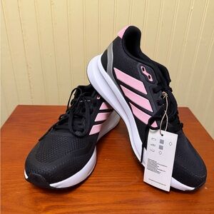 Adidas Women's Black and Pink Athletic Shoes